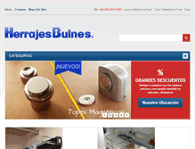 Tablet Screenshot of herrajesbulnes.com